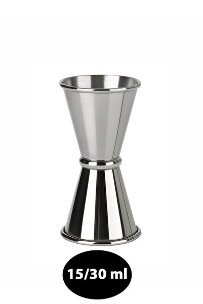 VODİNOX Barista Jigger – 15/30 ml Paslanmaz Çelik Çift Taraflı Kokteyl Ölçü K...