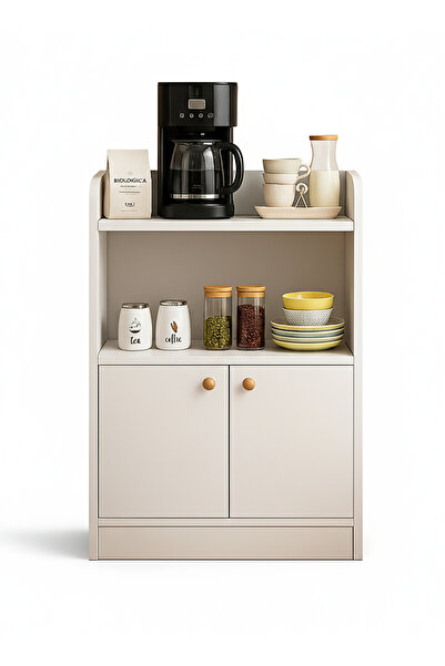 AGD Modern kitchen side cabinet, dining room buffet, storage furniture, durab...