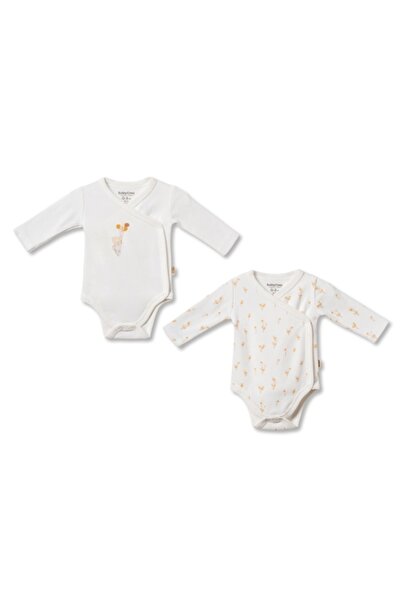 BabyCosy Organic Wear 100% قطن عضوي، طقم ملابس أطفال مكون من قطعتين، بأكمام ط...