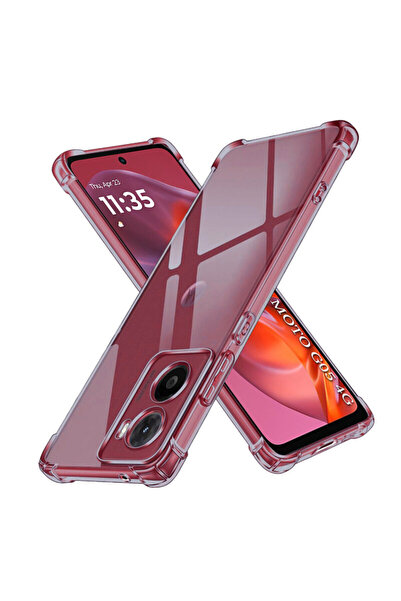 Techsuit Carcasă din silicon transparentă rezistentă la șocuri pentru Motorol...