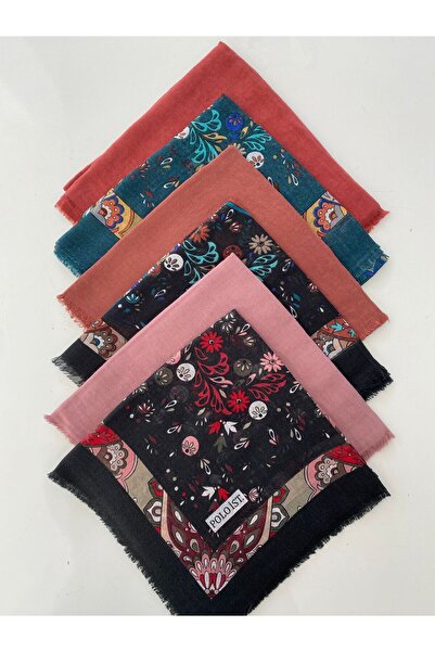 poloist 6 Mixed Patterned Cheesecloth Writing