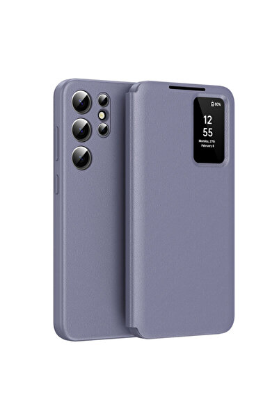 Samsung Carcasă SmartView Series pentru Galaxy S23 Ultra, violet