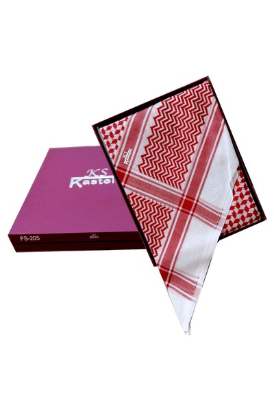 Kastelo Red shemagh from Castillo, excellent quality