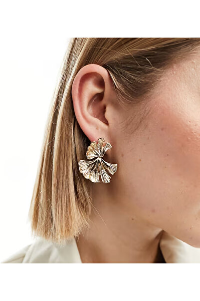Ervalina Dangle Leaf Earrings