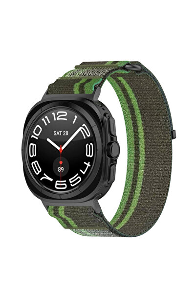 Techsuit Samsung Galaxy Watch Ultra 47mm Strap, Dark Green, W054