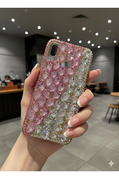 TECNOTREND Huawei P Smart 2019 / Honor 10 Lite Uyumlu Kılıf Kristal Taşlı Gös...