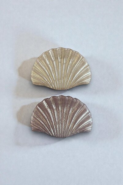 VERA HOUSE Glittery Mussel Model 2-Piece Hair Clip - Glittery Mussel Women's ...