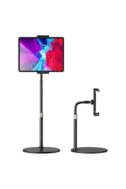 LISEN Adjustable Desk Stand for iPad, Phone Lisen, Black