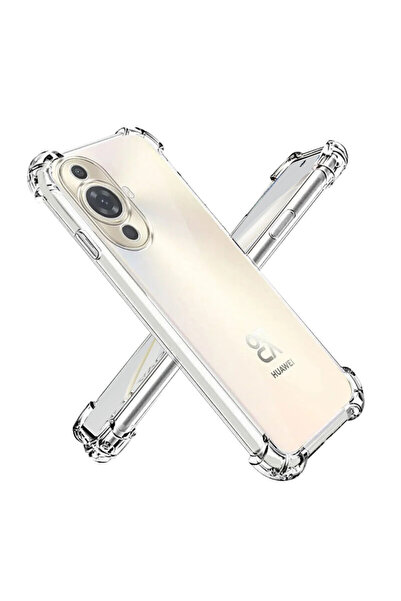 Techsuit Husă din silicon transparentă rezistentă la șocuri pentru Huawei Nov...