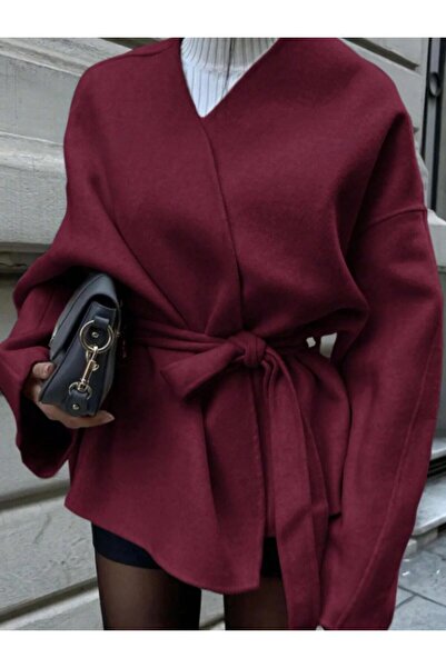 LACASE Comfortable Fit Cashmere Cardigan/Jacket with Tie Detail 774