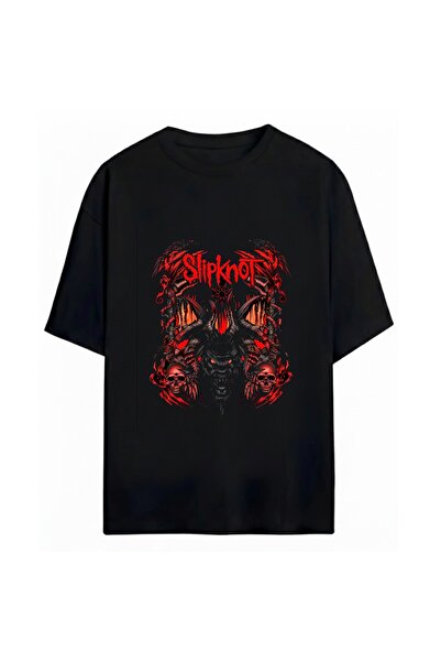 SVART WEAR Slipknot majica sa printom, unisex, oversize, 100% pamuk