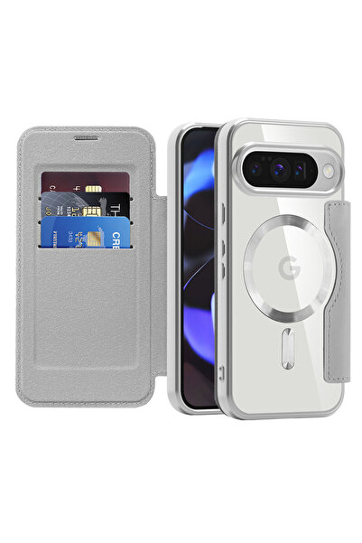 Techsuit Google Pixel 10 SmartMag Book Case, gray