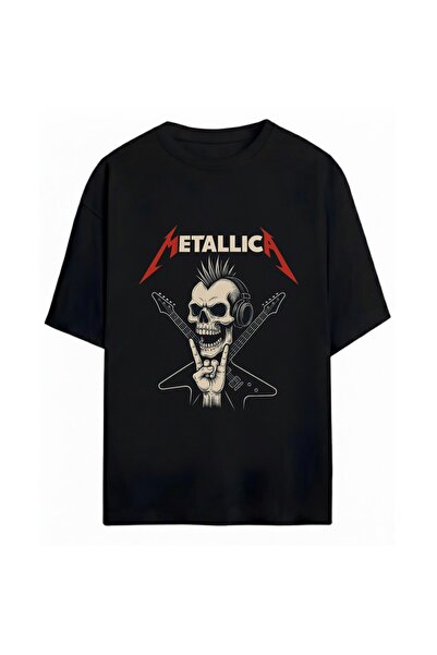 SVART WEAR Μπλουζάκι Metallica Unisex Oversize 100% Βαμβακερό