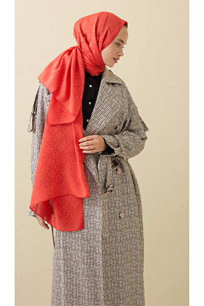 Imannoor İMAN I KAFES NAR ÇİÇEĞİ TENCEL PAMUK İPEK ŞAL