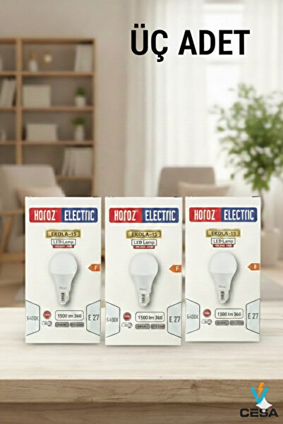 cesaa elektirik Ampul Horoz elektrik 15W Beyaz ışık Led Ampul premier 15Watt ...