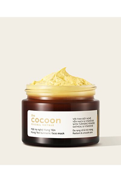 The Cocoon Original Vietnam Turmeric Face Mask with Niacinamide and Oat Extra...