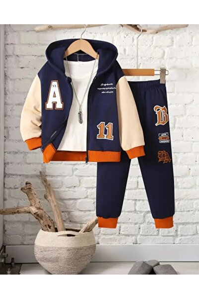 Kids Any baskılı erkek kışlık takım