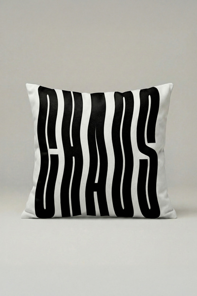 viki concept Tipografie Chaos Husă de pernă pentru canapea 082 – Husă modernă...