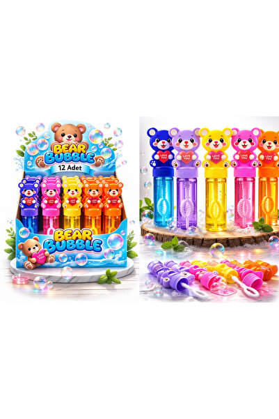 KAR TANESİ 12 ADET SEVİMLİ AYICIK KÖPÜK Hediye Karne Hediyesi Doğum Günü Hedi...