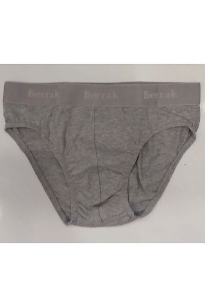 Berrak , 6'lı Paket Erkek Lycralı Slip Külot %95 Cotton Pamuk %5 Elastan 1071-6