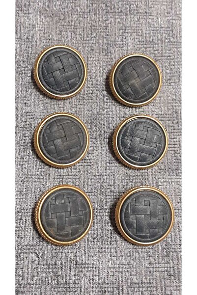 ILCARE POLYESTER Düğme GOLD ÇEMBER 30 BOY 22 mm 6 Adet