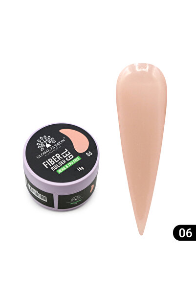 global fashion Nail shaping gel 15 gr, Fiber Builder Gel 06