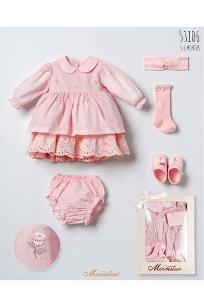 Moonstar Baby Girl Set Pink