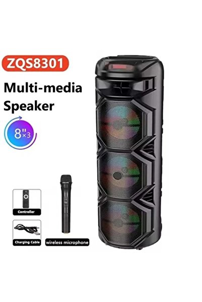 Generic Wireless Bluetooth Sound Box with LED Light, High Power