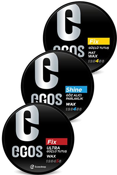 Egos Wax Karma Set 100 ml x 3 Adet (Shine, Mat, Ultra Güçlü)