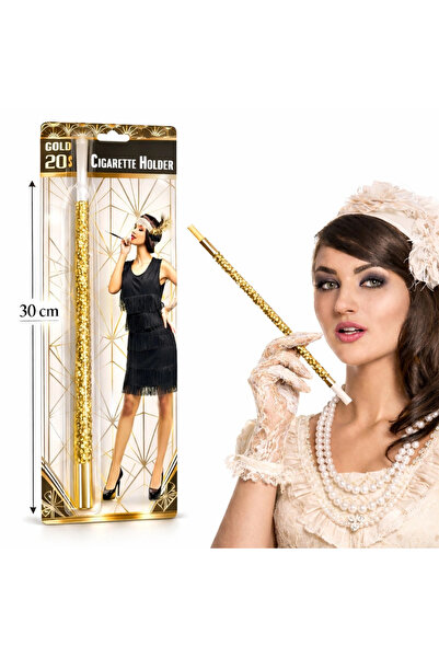 My Reality Fashion Χρυσή θήκη τσιγάρων με παγιέτες