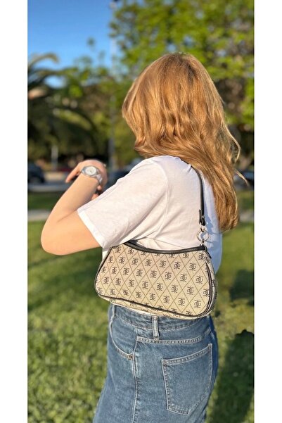 VELORELLA Farme monogram gri baget ve çapraz çanta