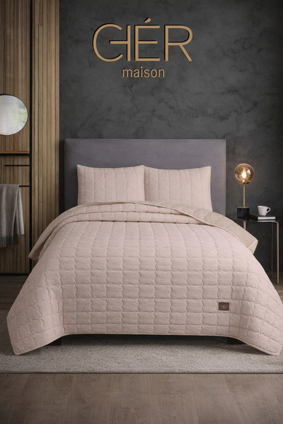 Bikaya Home Cher Double Bed Cover Set |   240X260 cm |   Stylish & Minimalist...