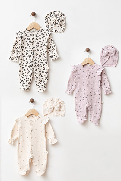 yukobaby bebeğiniz için en doğalı BEBEK %100 PAMUKLU BONELİ FIRDIRLI 3'LÜ PAT...