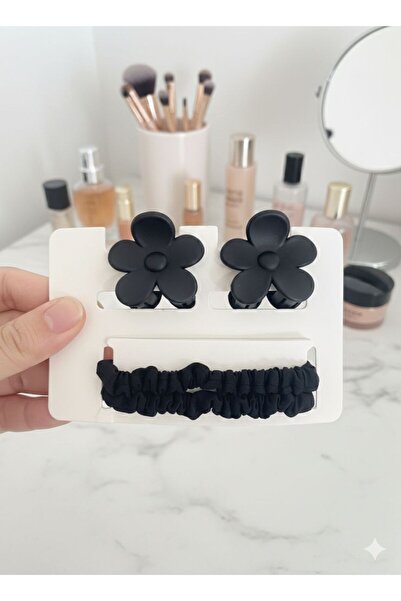 LUXENYA DESİGN Women's 4-Piece Premium Hair Clip Set Modern Snap Clip and Sty...