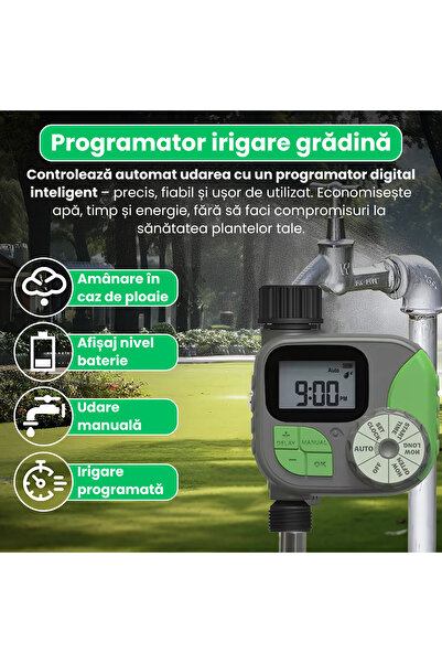 OEM Intelligent automatic irrigation controller with rain sensor and multiple...