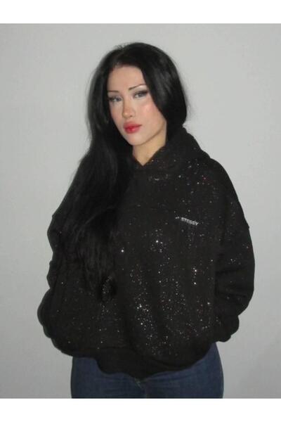 STESSY SİMLİ OWERSİZE SWEAT