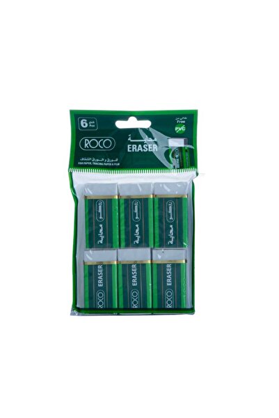 ROKU مجموعة ممحاة من 6 قطع