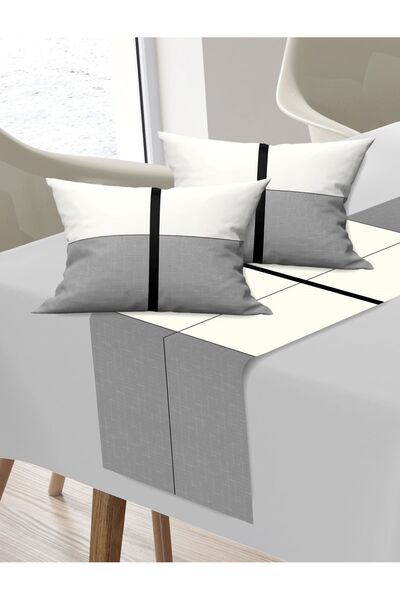 Ardizayn Feel (Grey) - Velvet Fabric, Balcony, Garden, Kitchen Runner and 2-P...