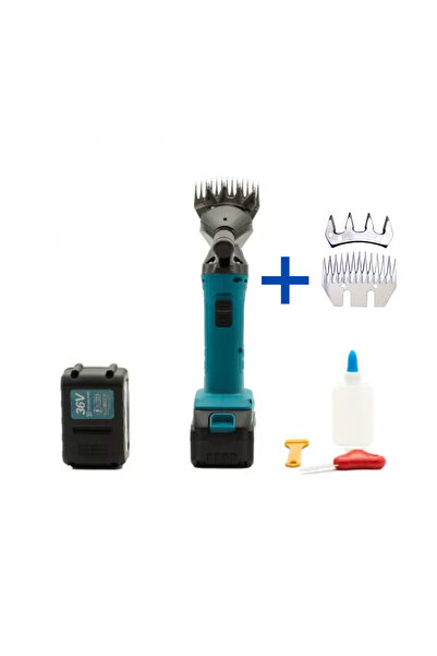 OEM Sheep Shearing Machine, 2 Batteries 36V 10Ah + Spare Blade Set