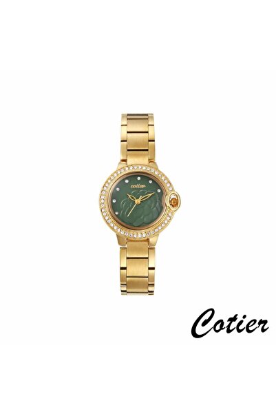 Cotier ساعة نسائية كوتير ستيل ذهبي