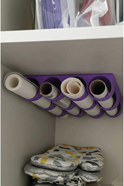 BASKIDURAĞI Οργανωτής ρολών κουζίνας για λαδόχαρτο, αλουμινόχαρτο, ελαστική μ...