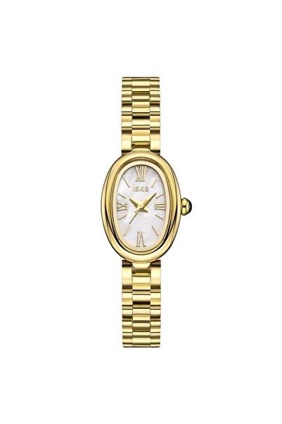 IEKE ساعة نسائية ايكي ستيل ذهبي