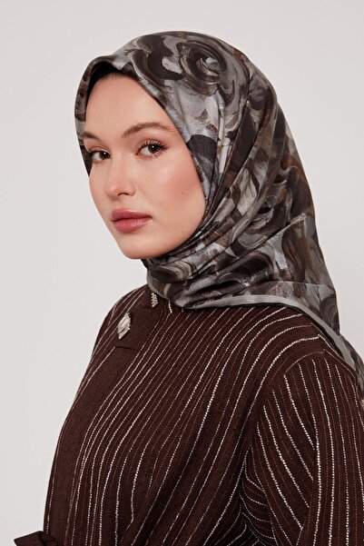 Levidor Floral Pastel Pattern Sparkling Crystal Scarf