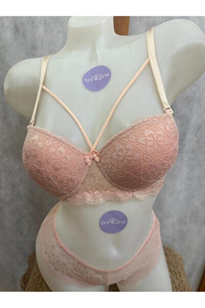 Bee Glow Padded lace bra set