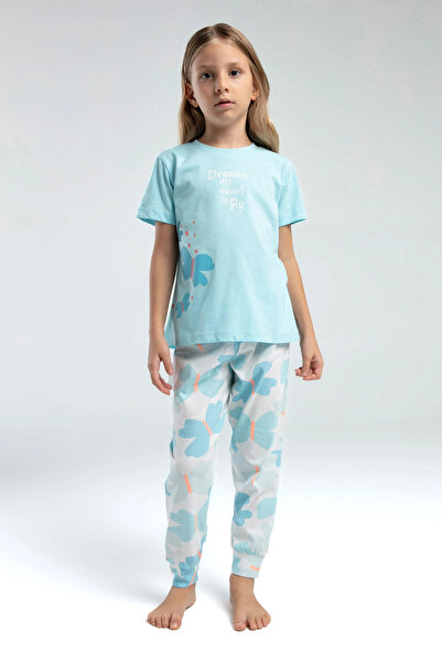 Rolypoly Комплект от две части за майка и дъщеря - светлосин