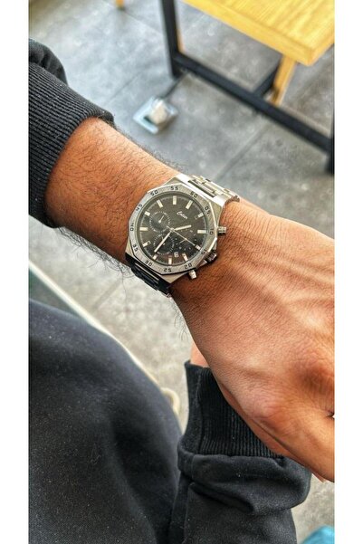 Cotier Couture men's steel watch in gray
