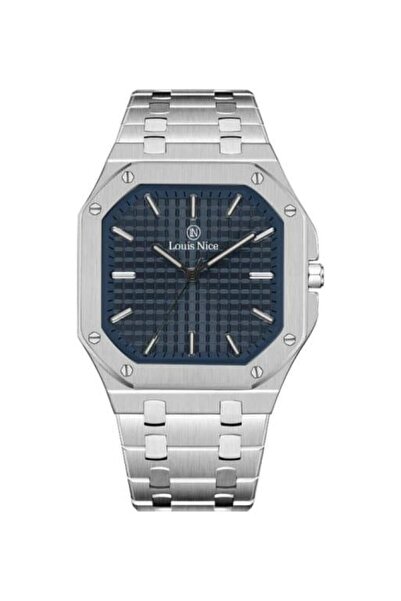 Louis Nice Louis Nice men's steel silver watch