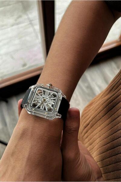 Cotier Couture men's watch, black silicone