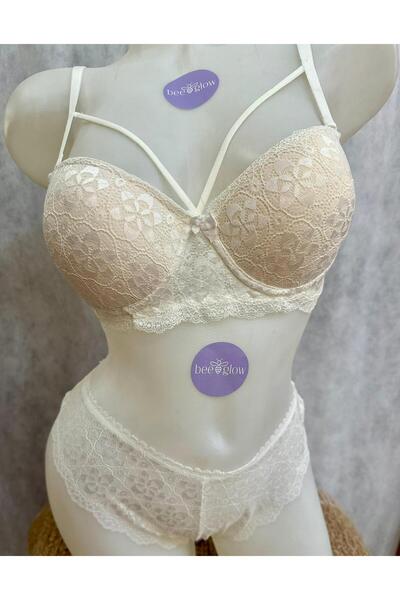 Bee Glow Padded lace bra set