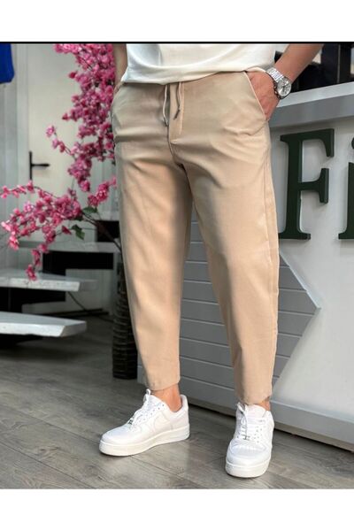 F17mixed Erkek Premium Lastikli Bel Rahat Kalıp Smart Pantolon – Yeni Sezon T...